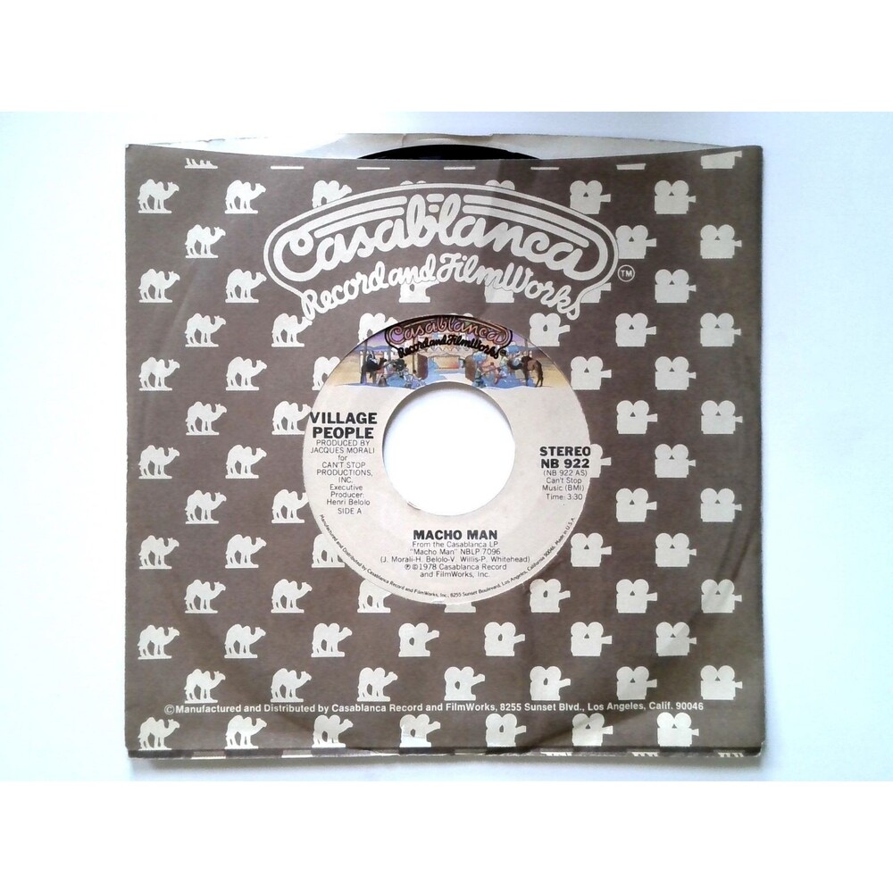 Village People – Macho Man 7" Single Record 1978 Casablanca Disco 45 RPM